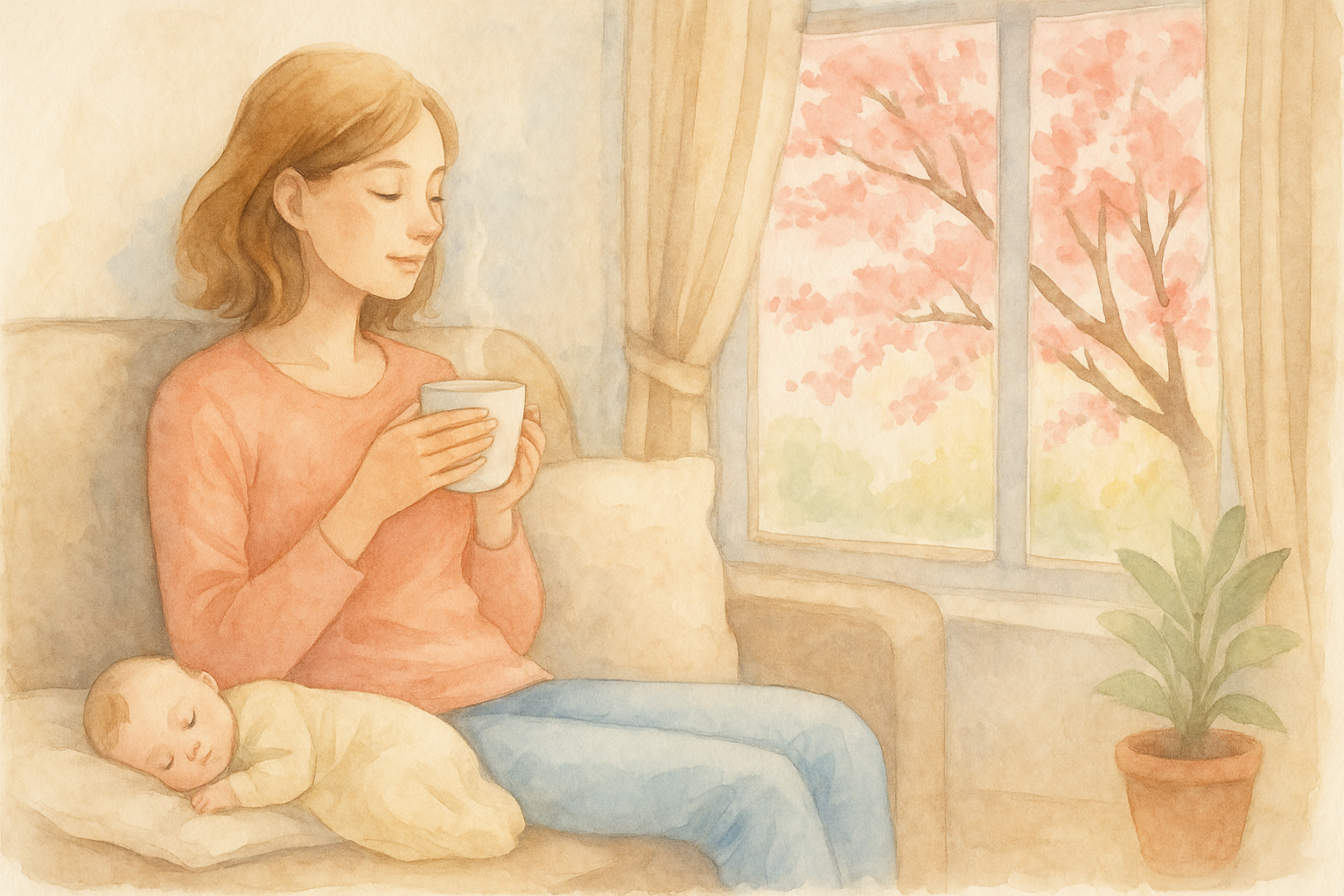 Astenia primaveral o agotamiento postparto. Mamá primeriza.